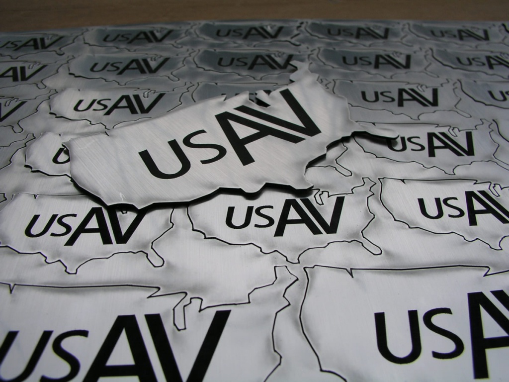Silver Acrylic over Black Laser Engraved Label