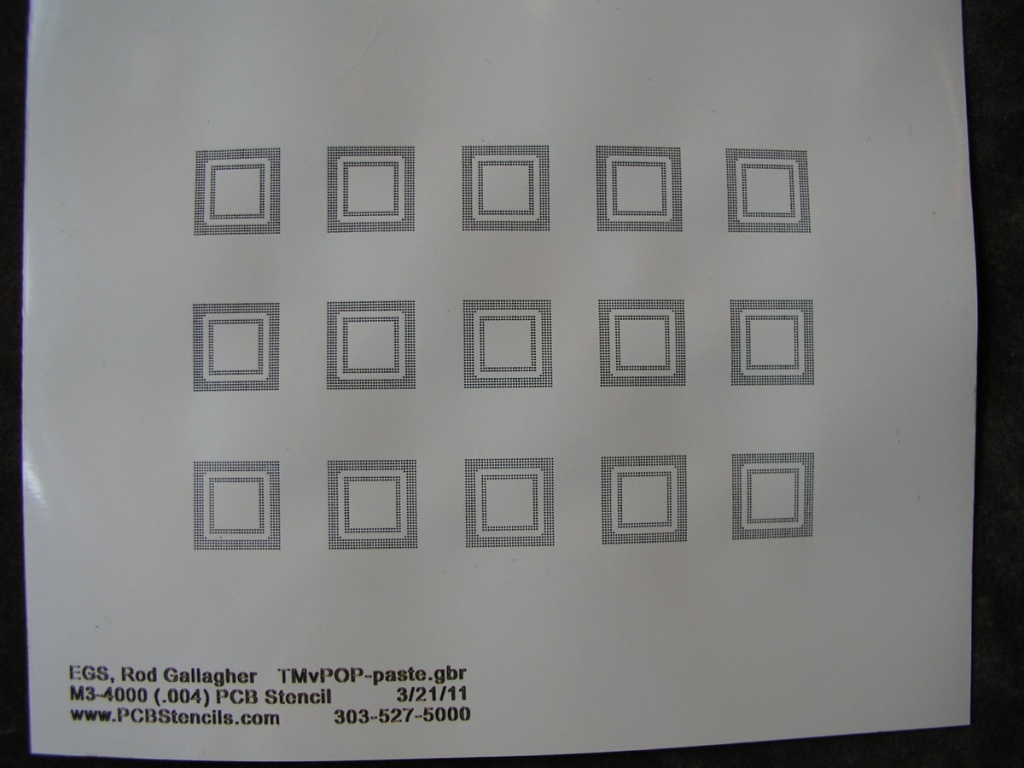 www.PCBStencils.com, Laser Cut Stencil 2