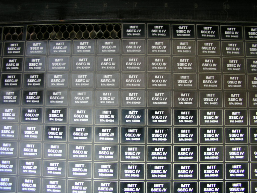 Acrylic 2-ply Sequential Numbered Parts