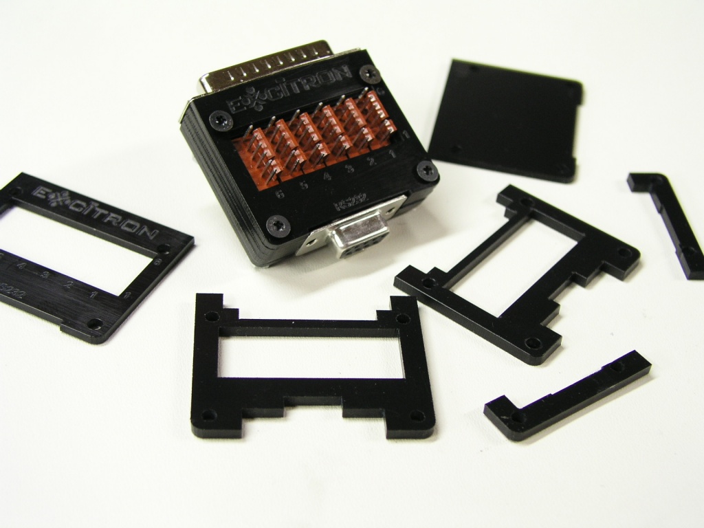 Electronic Parts, Laser Cut Laminate Housing Assembled