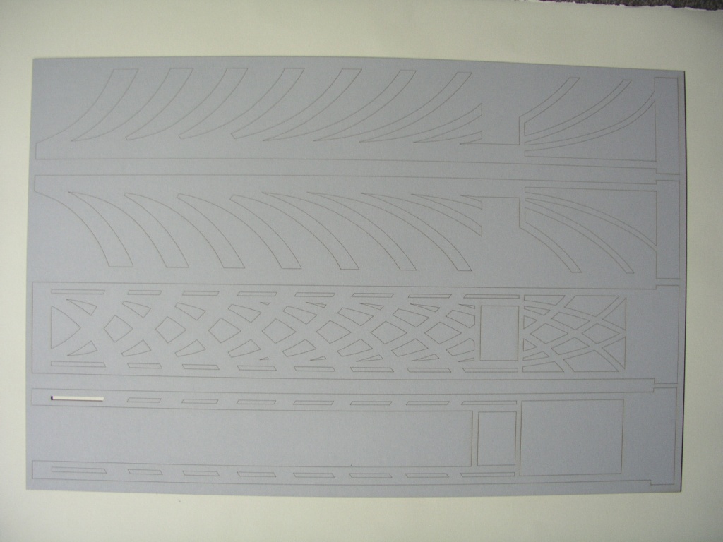 Paperboard, Cut Parts for Architectural Model, 1 of 2
