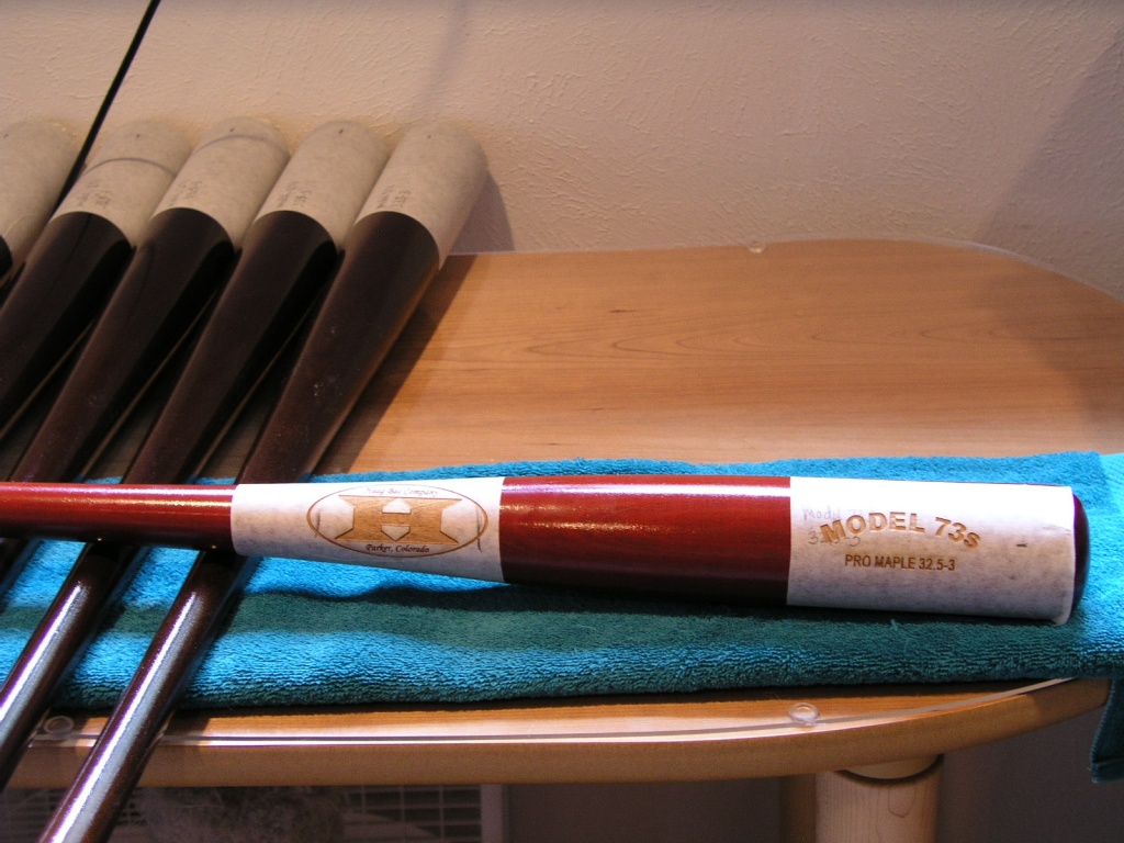 Wood Baseball Bat Laser Engravings