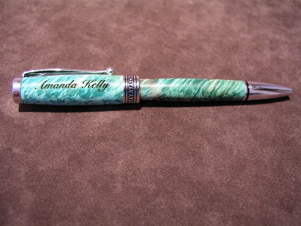Wood Pen Laser Engraving